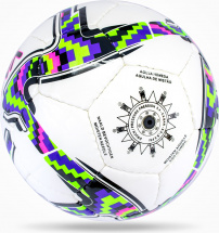 Мяч футбольный VAMOS FUTSAL BASIC № 2 футзальный, бело-черно-зелено-фиолетовый - Фото 13