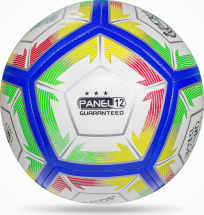 Мяч футбольный VAMOS ESPECTRO № 5 тренировочный, бело-сине-желто-красно-зеленый - Фото 13