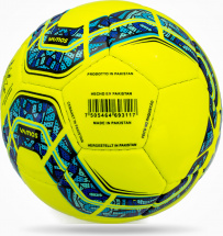 Мяч футбольный VAMOS FIERO № 3 тренировочный, желто-синий - Фото 13