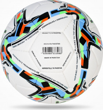 Мяч футбольный VAMOS AZTECA № 4 тренировочный, бело-черно-оранжевый - Фото 15