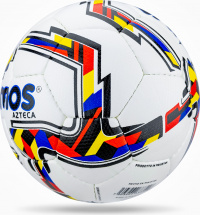 Мяч футбольный VAMOS AZTECA № 3 тренировочный, бело-черно-красный - Фото 12