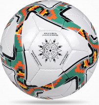 Мяч футбольный VAMOS JUNIOR LIGERO № 4 облегченный, бело-зеленый - Фото 15