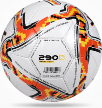Мяч футбольный VAMOS JUNIOR LIGERO №3 облегченный, бело-оранжевый - Фото 12