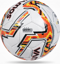 Мяч футбольный VAMOS JUNIOR LIGERO №3 облегченный, бело-оранжевый - Фото 14