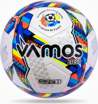 Мяч футбольный VAMOS ETESIO № 1 облегченный, бело-сине-красный - Фото 10