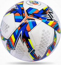 Мяч футбольный VAMOS ETESIO № 1 облегченный, бело-сине-красный - Фото 12