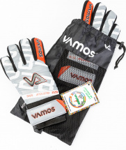 Перчатки вратарские VAMOS ARQERO 555, размер 6 - Фото 23