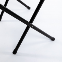 Комплект стол складной алюминиевый КЕДР, 120 х 60 х 68,3 см, влагозащищенный  и 4 малых складных табурета, черно-белый - Фото 31