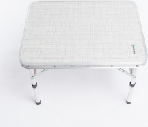 Стол складной алюминиевый КЕДР, 60 х 46 х 41 см, влагозащищенный, белый - Фото 10
